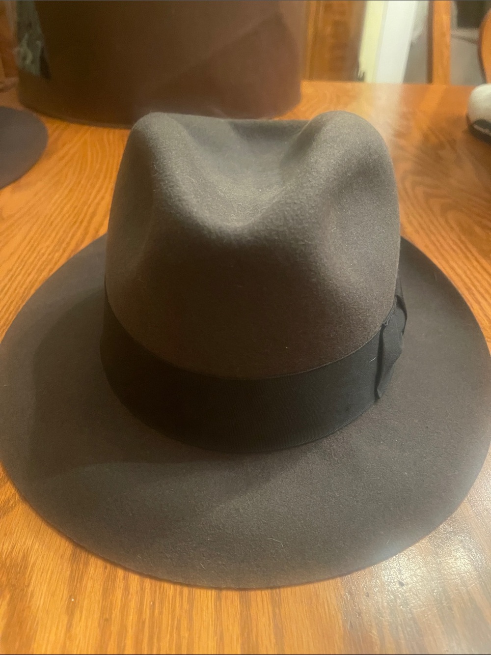 Bailey Of Hollywood Gray Felt Fedora with Black Band